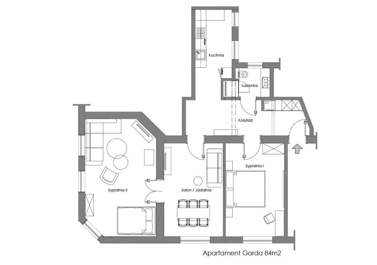 Sanhaus Apartments - Garda - Apartament Z 2 Sypialniami I Parkingiem 소포트 외부 사진